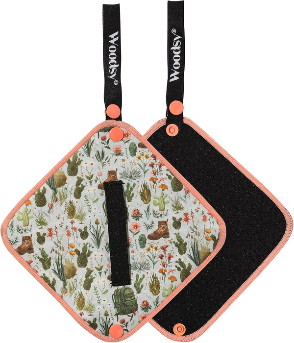 Silver-Infused Personal Hygiene Cloth – Reusable, Eco-Friendly Wipe for Women (Desert)